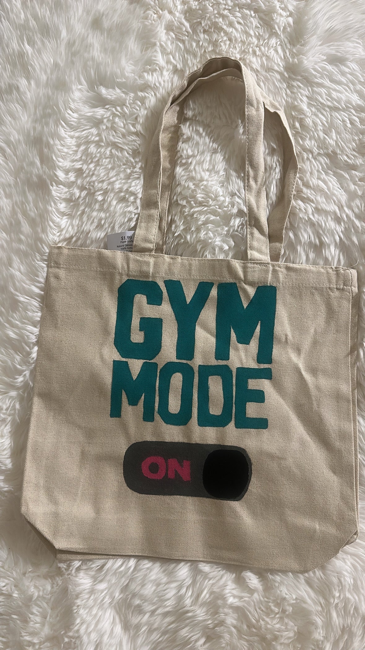 Tote Bag Gym Mode